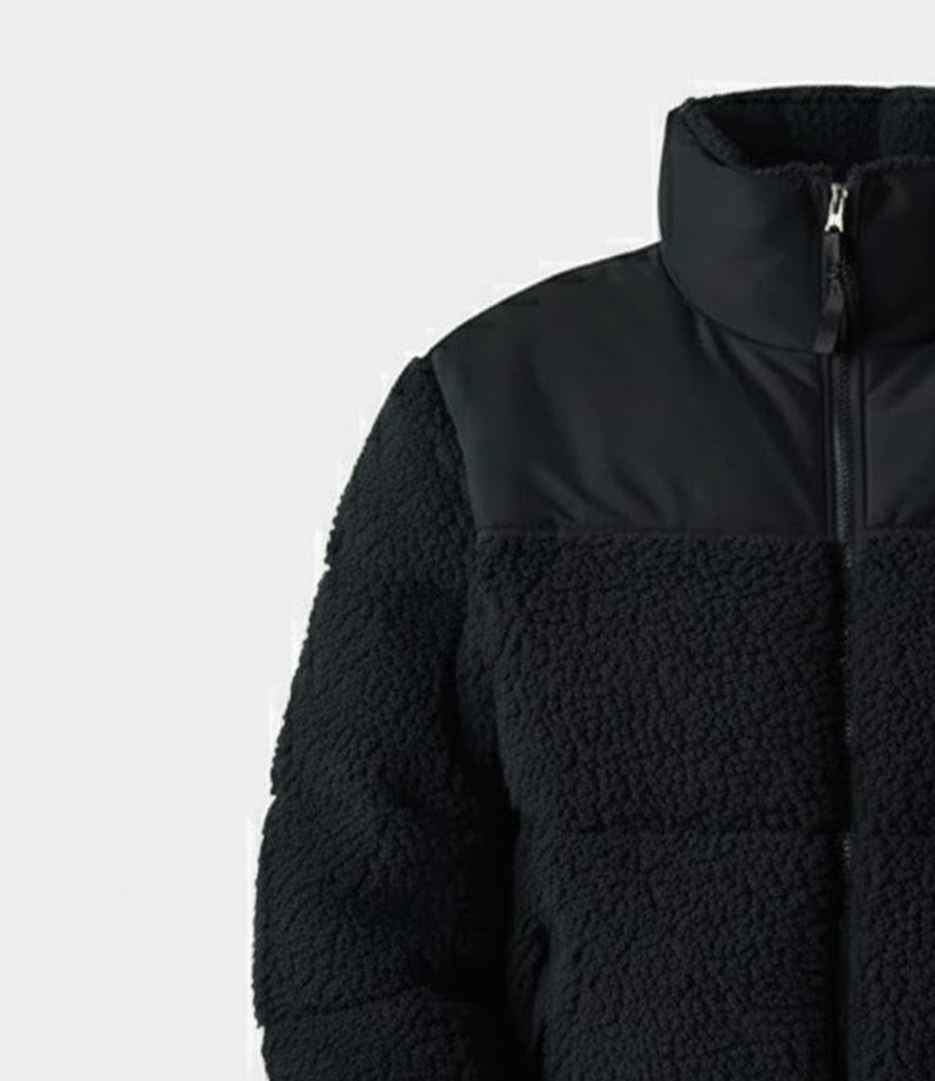 Lined Sherpa Fleece Jacket